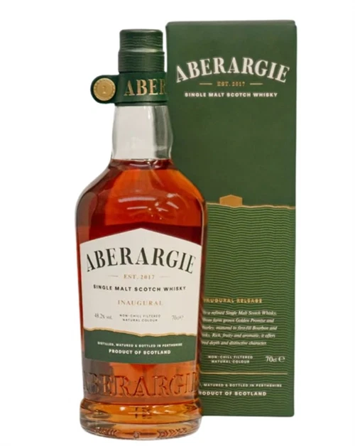 Aberargie Inaugural Release flaske, Lowland Single Malt Scotch Whisky fra Aberargie destilleriet