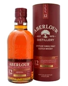 Aberlour 12 år Double Cask Matured flaske, Single Speyside Malt Scotch Whisky fra Aberlour destilleriet