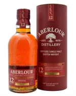 Aberlour 12 år Double Cask Matured flaske, Single Speyside Malt Scotch Whisky fra Aberlour destilleriet