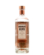 Absolut Elyx flaske i klart glas med kobberfarvet kapsel og præget etiket