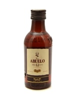 Lille flaske Ron Abuelo Miniature Añejo 12 år rom