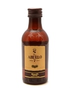Lille flaske Ron Abuelo Miniature Añejo 7 år rom