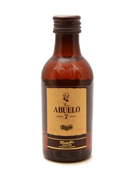 Lille flaske Ron Abuelo Miniature Añejo 7 år rom