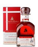Admiral Rodney HMS Monarch St Lucia Rom flaske i gaveæske