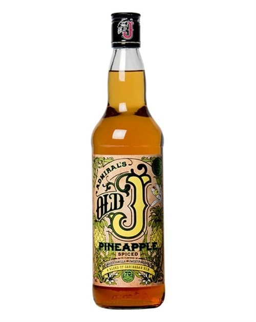 Admiral\'s Old J Spiced Pineapple rom flaske