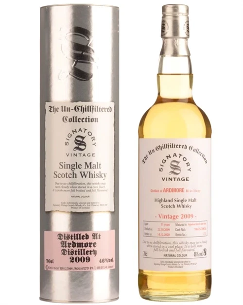 Ardmore 11 år Signatory Vintage flaske fra bourbonfade efter Islay, Highland Single Malt Scotch Whisky