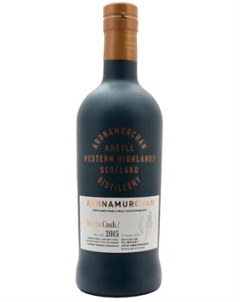 Ardnamurchan 9 år Single Cask No. 325 flaske fra tørvet PX sherryfad, Highland Single Malt Scotch Whisky