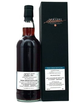 Flaske Arran Whisky aftappet af Adelphi Selection fra fad nummer 465