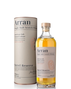 Flaske Arran Barrel Reserve Whisky, destilleriets tilgængelige indgangsudtryk
