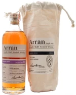 Flaske Arran Whisky lagret på spanske rødvinsfade fra Duero-regionen