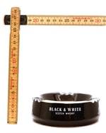 Askebæger med Black & White whiskylogo 6