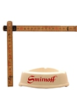 Askebæger med Smirnoff whiskylogo 1