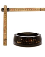 Askebæger med Teachers whiskylogo 2