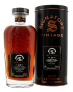 Auchentoshan 24 år Signatory Symingtons Choice flaske, Lowland Single Malt Scotch Whisky i fadstyrke