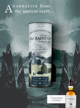 Balvenie 14 år The Week of Peat Speyside Malt Whisky 48,3%