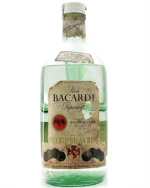Bacardi Superior Silver Label Half Gallon 189 CL Duty Free 1970erne Vintage Flaske 2 Rom 40%