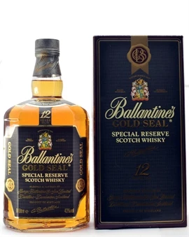 Ballantines Gold Seal 12 år Old Version 1 Special Reserve Blended Scotch Whisky 100 cl 43%