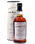 Balvenie Signature 12 år Batch 001 Speyside Single Malt Whisky flaske