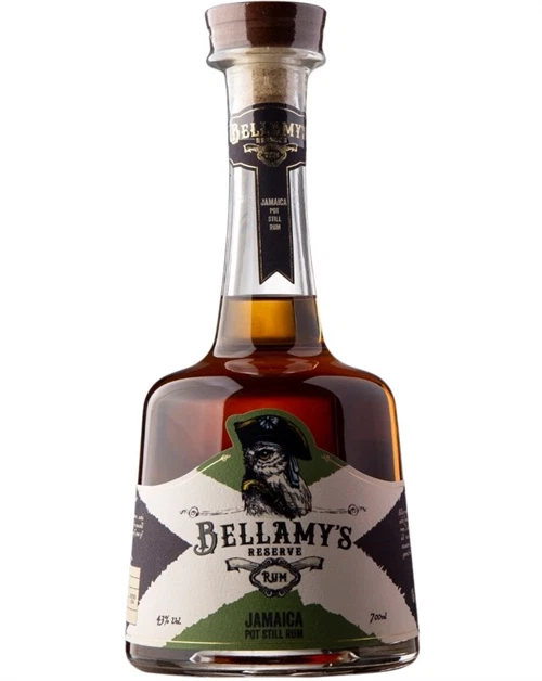 Flaske Bellamys Reserve Rum Jamaica Pot Still Rom