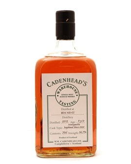 Ben Nevis 2012 Cadenhead's 9 år Warehouse Tasting Single Highland Malt