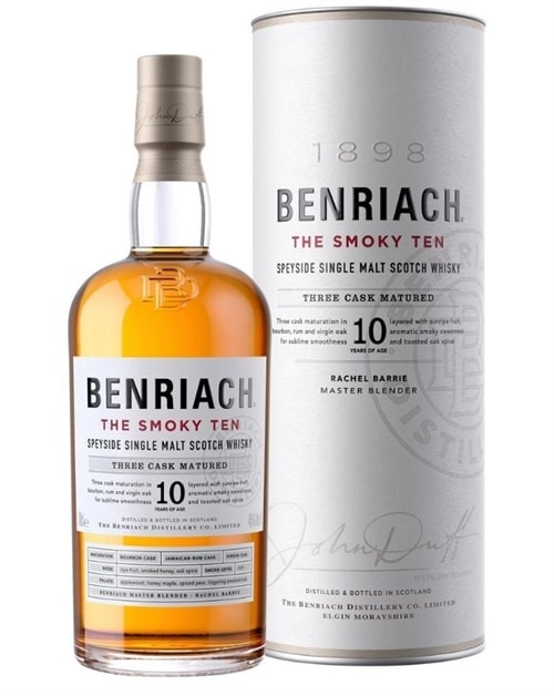 BenRiach The Smoky Ten 10 år røget Speyside Single Malt Scotch Whisky