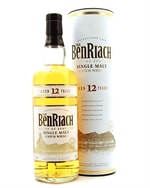 BenRiach 12 år Heart Of Speyside Single Malt Scotch Whisky flaske