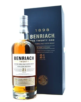 BenRiach The Twenty One 21 år Single Speyside Malt Scotch Whisky flaske