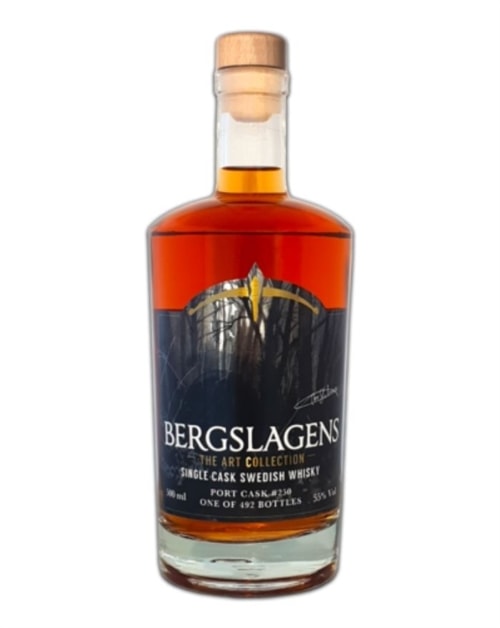 Flaske Bergslagens The Art Collection No 2 Port Cask Svensk Single Malt Whisky