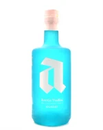 Bivrost Arctic Vodka flaske med nordlysinspireret etiket fra Arktisk Norge