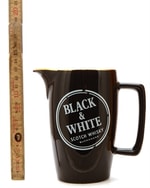 Black & White Whiskykande 5 Vandkande Waterjug