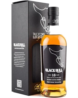 Black Bull 18 år flaske med sort tyrelogo