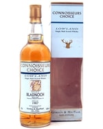 Bladnoch 1987 Gordon & MacPhail flaske med original æske