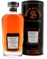 Blair Athol Signatory portvinsfad flaske med rødlig whisky