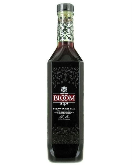 Flaske Bloom Strawberry Cup Gin Likør fra England