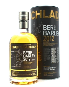 Flaske Bruichladdich Bere Barley fra Orkney-byg, terroir-serien