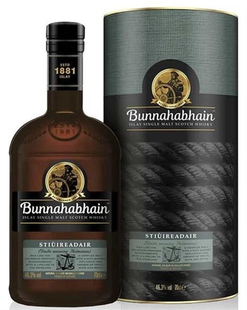 Bunnahabhain Stiùireadair flaske med gylden sherryfarve