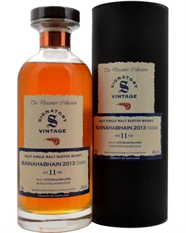 Eksklusiv Bunnahabhain Staoisha karaffel fra Signatory Decanter Collection