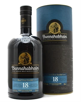 Gylden Bunnahabhain 18 år flaske Islay Single Malt Whisky