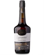Flaske Christian Drouin calvados med mørk ravfarve