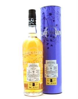 Caol Ila 2012 2021 Lady of the Glen 9 år enkeltfad ex-hvidvinsfad cask strength flaske