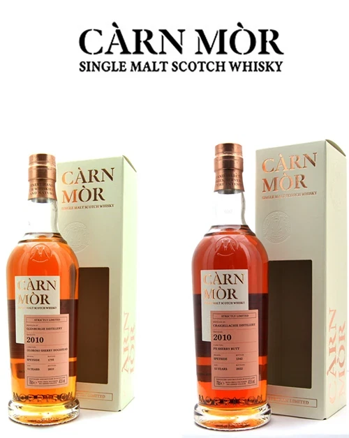 Càrn Mòr whisky – uafhængig aftapning tæt på cask strength