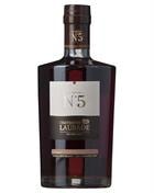 Flaske Château de Laubade Intemporel No 5 armagnac med mørk etiket