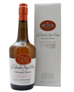 Flaske Christian Drouin Reserve calvados med gylden farve