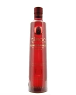 Ciroc Pomegranate flaske i dyb bordeaux med sølvfarvet etiket