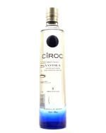 Ciroc Premium French Vodka flaske i blåt glas med sølvfarvet etiket