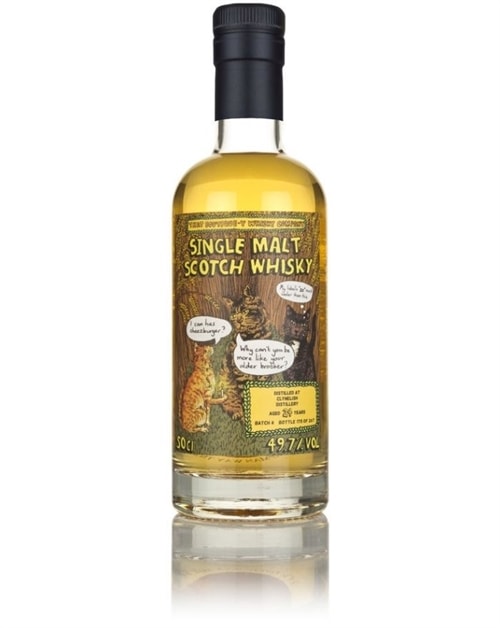 Clynelish 24 år That Boutique-Y Whisky Company flaske med tegnet etiket