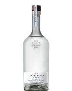 Flaske Código 1530 Blanco Tequila med jerusalemkors-logo