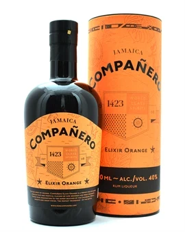 Flaske Companero Elixir Orange rom fra Trinidad
