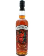 Compass Box Crimson Casks blended malt flaske i dybrødt design