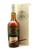Flaske Comte Louis de Lauriston Hors d'Age calvados med mørk farve